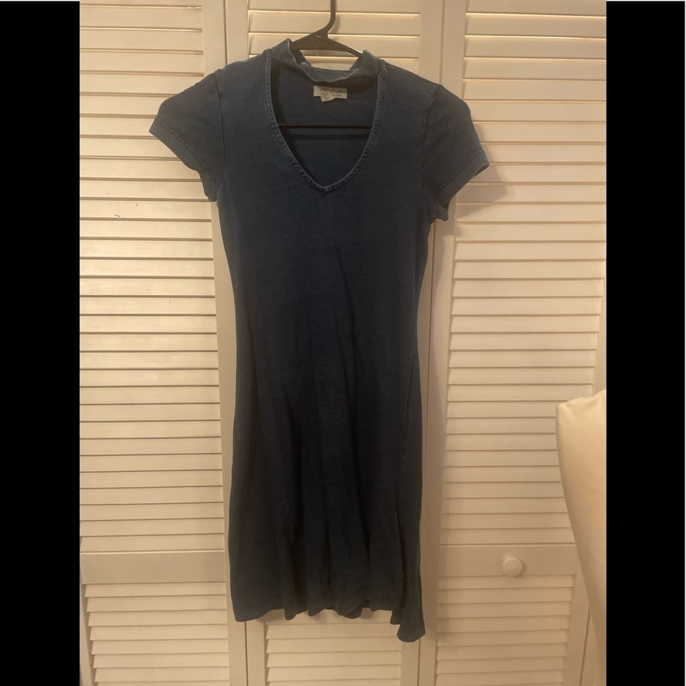Sold & Sexy Blue Choker Dress